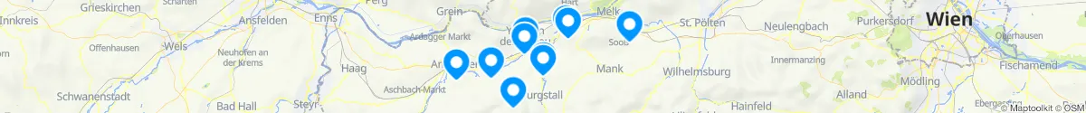 Map view for Pharmacies emergency services nearby Hofamt Priel (Melk, Niederösterreich)